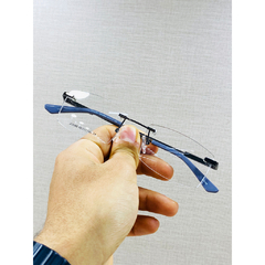 Óculos Armação Masculino Sem Aro Memory Titanium - Óticas Ludier | Frete Grátis Para Todo o Brasil