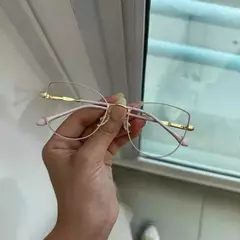 Óculos Gatinho de Metal - comprar online