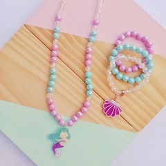 Conjunto de Colar e Pulseira Sereia #3 na internet