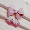 Kit Faixinhas Laço e Moranguinho Rosa - comprar online