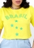 Cropped Brasil aplicação em Strass - Amôdorah