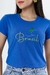 T-shirt Brasil Borboleta Bordado - comprar online