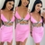 Imagem do Conjunto Cropped com Saia Cirrê Pimenta Doce