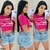 Cropped T-shirt Pimenta Doce - comprar online