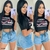 Cropped T-shirt Pimenta Doce - Amôdorah