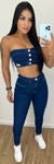 Conjunto Jeans Pimenta Doce - Amôdorah
