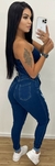 Macacão Jeans Longo Pimenta Doce na internet