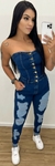 Macacão Jeans Longo Pimenta Doce - Amôdorah