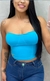 Cropped Blusa sem Alça Pimenta Original - Amôdorah