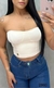 Cropped Blusa sem Alça Pimenta Original