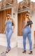 Macacão Jeans Longo com Alça na internet