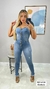 Macacão Jeans Longo com Alça
