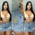 Mini Saia Jeans com Bordado Pimenta Original