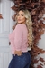 Blusa tricot gola canoa na internet
