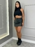 Mini Saia Couro Fake Pimenta Original - comprar online