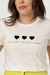 T-SHIRT PERMITA-SE VIVER O NOVO APLICAÇÃO BORDADO - comprar online