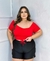 Cropped Manguinha Plus Size