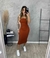 Vestido Tubinho Midi Sem Alça Anarruga