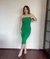 Vestido Tubinho Midi Sem Alça Anarruga na internet