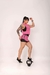 Conjunto Cropped e Shorts Saia Arrastão Fitness - loja online