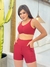 Conjunto Short Meia Coxa com Bolso e Top Costa Nua Fitness - Amôdorah