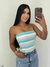 Cropped Blusa sem Alça Estampado Pimenta Original - comprar online