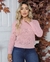 Blusa tricot gola canoa