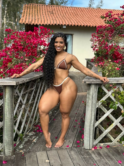 BIQUINI CONCHA MARROM/OFF