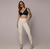 MOVING -LEGGING TRAVEL EMPINA BUMBUM JACQUARD OFF WHITE
