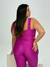 PLUS SIZE - CONJUNTO POLIAMIDA CANELADO FUCSIA - comprar online