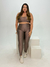 CONJUNTO POLIAMIDA CANELADO COM BOLSO BRONZE - Star Moda Fit - A Sua Mudança Começa Aqui !!!