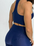 CONJUNTO STAR CANELADO CALÇA E TOP ABERTO NA FRENTE AZUL MARINHO - comprar online