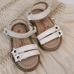 SANDALIA DOBLE TIRA BLANCA - comprar online