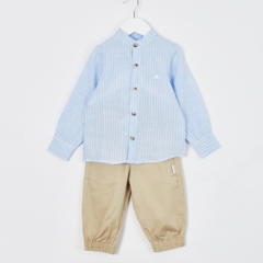 Camisa M/Larga Lino felix - ALBA MIA