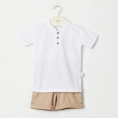 Bermuda Gabardina Beige - comprar online