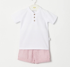 Bermuda Cloque Roja - comprar online