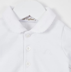 BODY M/LARGA CUELLO BB RAMITAS BLANCO - comprar online