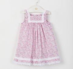 Vestido Entredos Liberty Rosa
