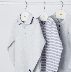 Body Chomba M/Larga benja Gris - ALBA MIA