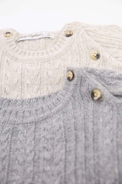 Sweater Berlin Lana Gris - tienda online