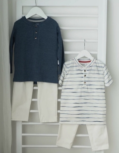 PANTALON DE GABARDINA NATURAL