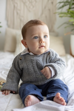 Sweater Berlin Lana Gris en internet