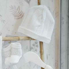 GORRO HILO VALENCIA BLANCO - comprar online