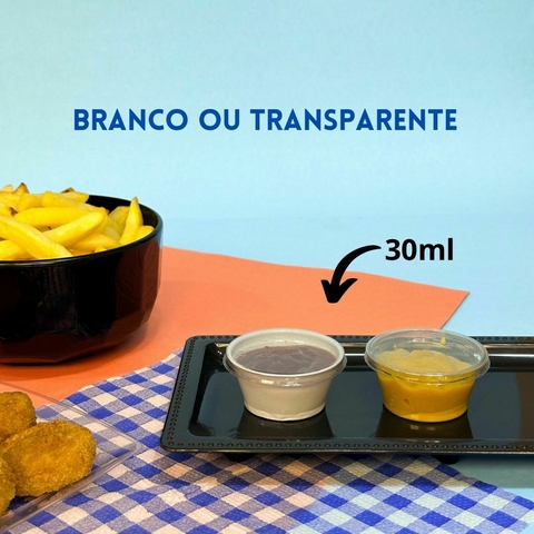 100 Pote Molho Molheira Delivery 30ml Galvanotek
