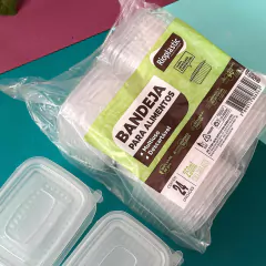Imagem do 24un Pote de Marmita Descartável 250ml Freezer Microondas