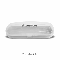 REF 7110 - ESTOJO RECEITUÁRIO PLÁSTICO COM FORRO VACCUM FORMING (mín. 300 peças) - Sanclau Estojos e Brindes