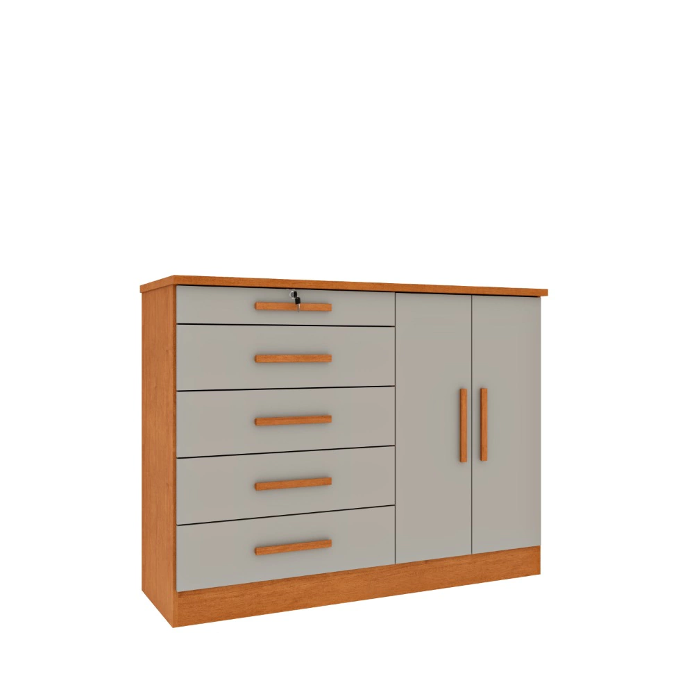 Comoda 5 Gavetas Istambul - Tcil