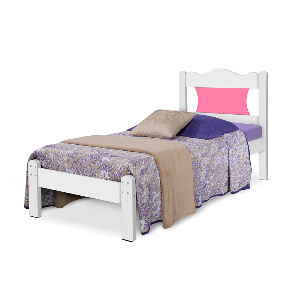 Cama Solteiro Munique - Gabrieli Móveis