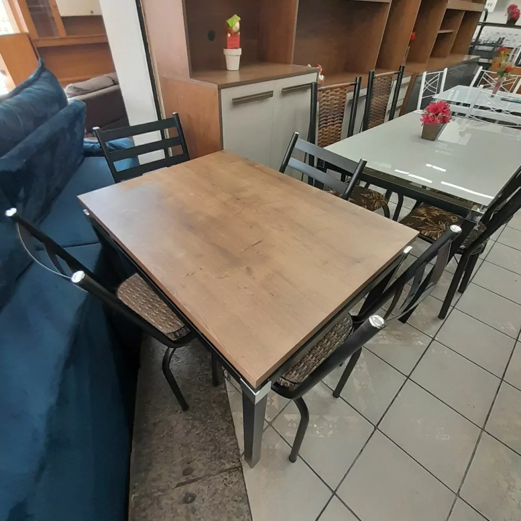 Mesa de Jantar Malva C/4 Cadeiras - Artefamol