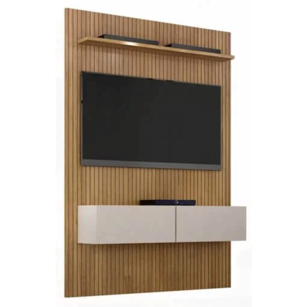 Home Suspenso Curitiba Cinamomo Off White 1,34 Para tvs até 55' (Sem LED) - Valdemóveis